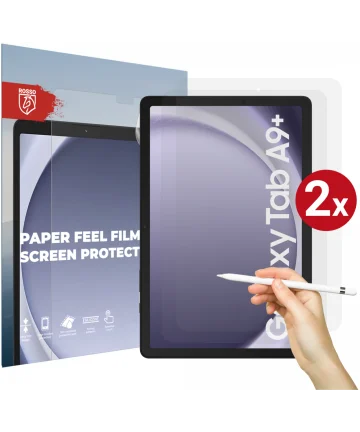Rosso Samsung Tab A9 Plus Screen Protector Paper Feel Folie Duo Pack Screen Protectors