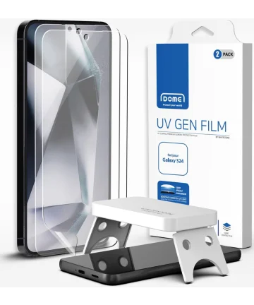 Whitestone UV Gen Samsung Galaxy S24 Screen Protector Folie (2-Pack) Screen Protectors