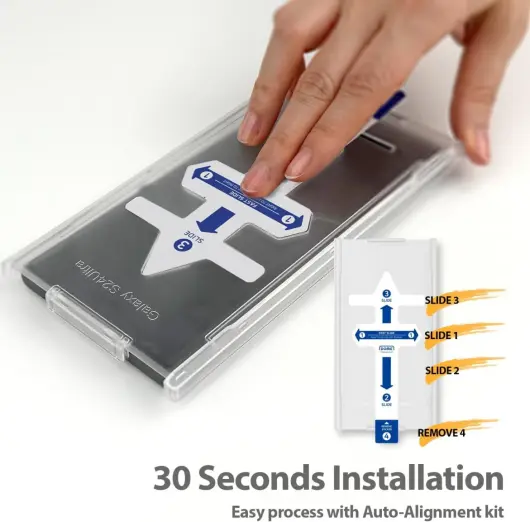 Whitestone EA Glass Samsung Galaxy S24 Ultra Screen Protector 2-Pack afbeelding 2