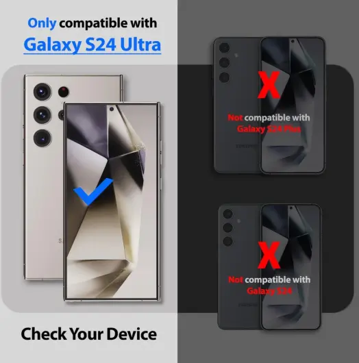 Whitestone EA Glass Samsung Galaxy S24 Ultra Screen Protector 2-Pack afbeelding 7