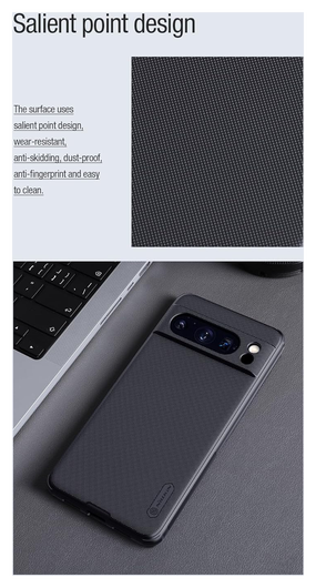 Nillkin Frosted Shield Google Pixel 8 Pro MagSafe Back Cover Zwart afbeelding 8