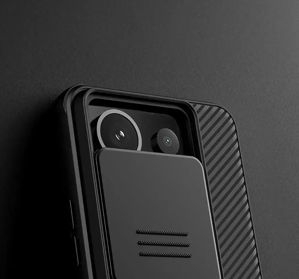 Nillkin Xiaomi Redmi Note 13 Pro 5G/Poco X6 Hoesje Camera Slider Zwart afbeelding 8