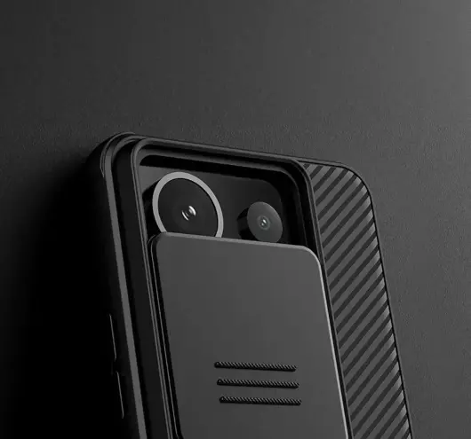 Nillkin Xiaomi Redmi Note 13 Pro 5G/Poco X6 Hoesje Camera Slider Zwart afbeelding 8