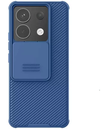 Nillkin Xiaomi Redmi Note 13 Pro 5G/Poco X6 Hoesje Camera Slider Blauw Hoesjes