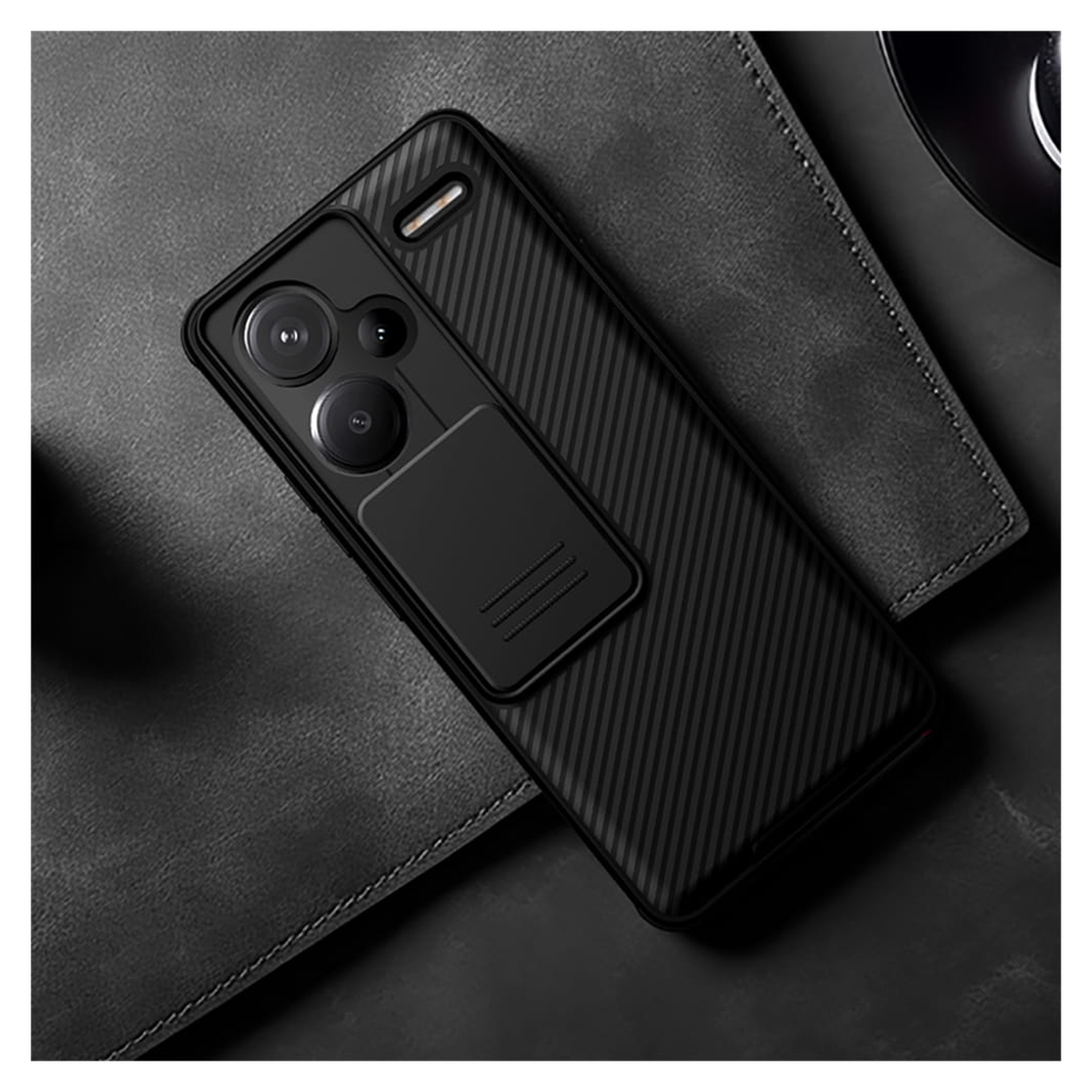 Nillkin CamShield Xiaomi Redmi Note 13 Pro Plus Hoesje Slider Zwart afbeelding 6