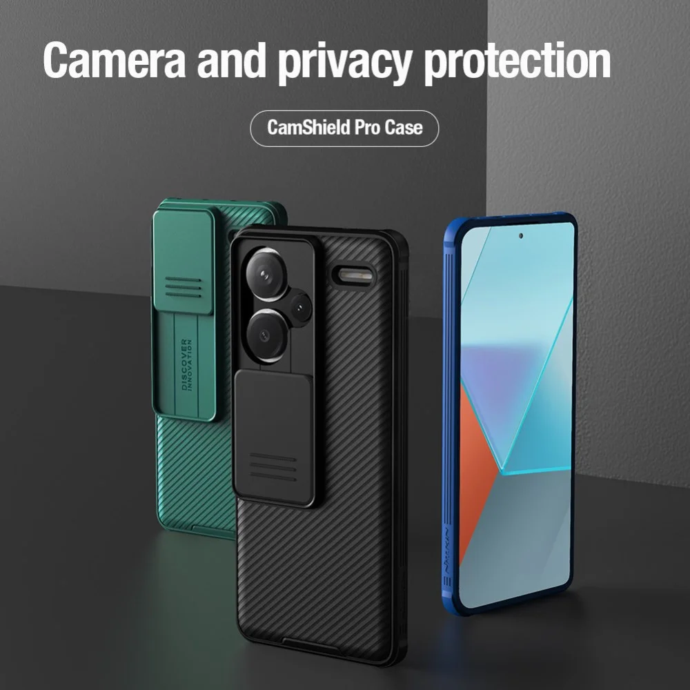 Nillkin CamShield Xiaomi Redmi Note 13 Pro Plus Hoesje Slider Blauw afbeelding 4