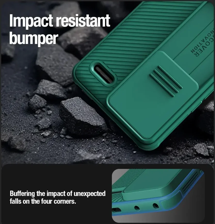 Nillkin CamShield Xiaomi Redmi Note 13 Pro Plus Hoesje Slider Blauw afbeelding 5