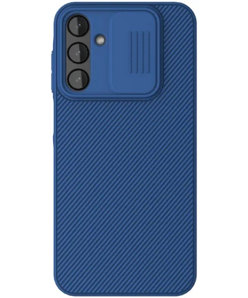Nillkin CamShield Samsung Galaxy A15 Hoesje met Camera Slider Blauw Hoesjes