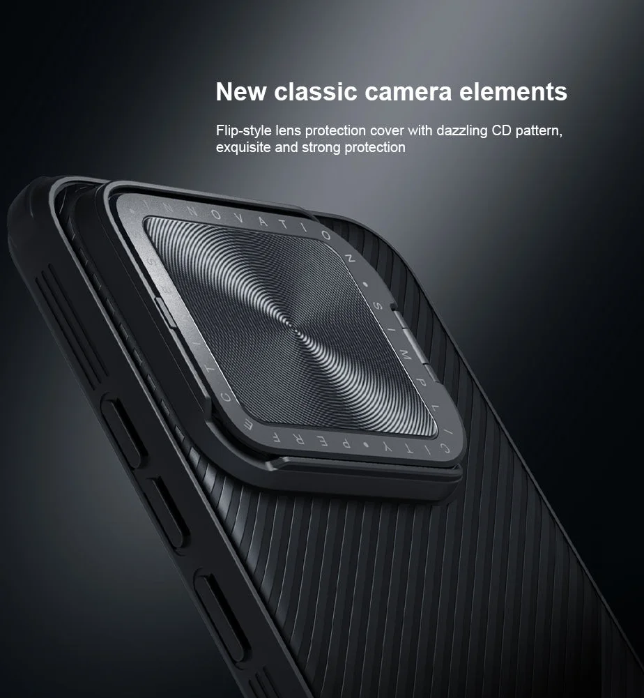 Nillkin CamShield Xiaomi 14 Hoesje met Camera Slider Back Cover Blauw afbeelding 5