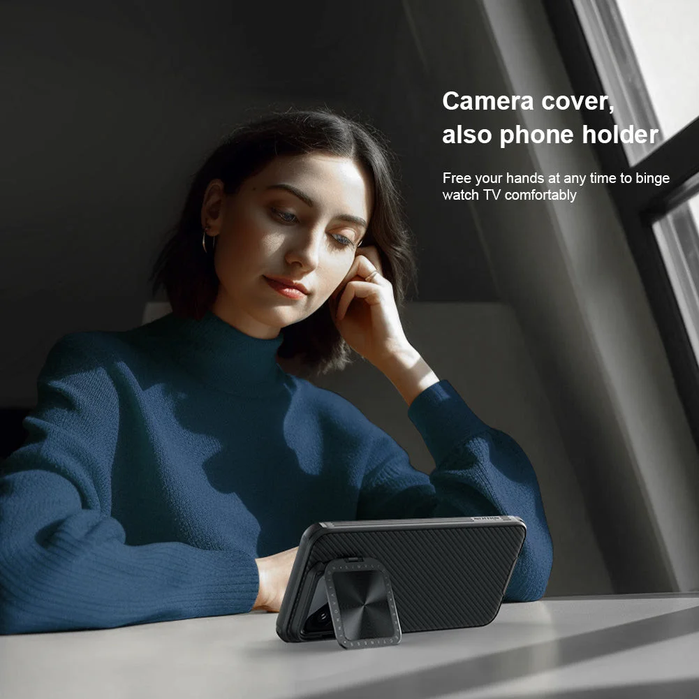 Nillkin CamShield Xiaomi 14 Hoesje met Camera Slider Back Cover Blauw afbeelding 6