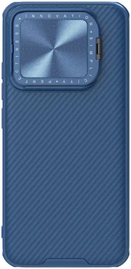 Nillkin CamShield Xiaomi 14 Hoesje met Camera Slider Back Cover Blauw afbeelding 1