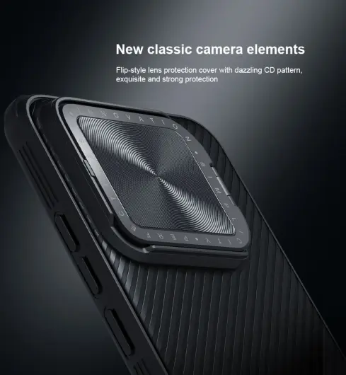 Nillkin CamShield Xiaomi 14 Hoesje met Camera Slider Back Cover Blauw afbeelding 5