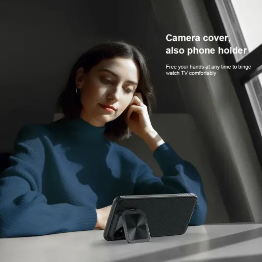 Nillkin CamShield Xiaomi 14 Hoesje met Camera Slider Back Cover Blauw afbeelding 6