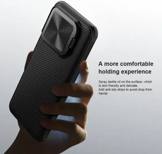 Nillkin CamShield Xiaomi 14 Hoesje met Camera Slider Back Cover Blauw afbeelding 9