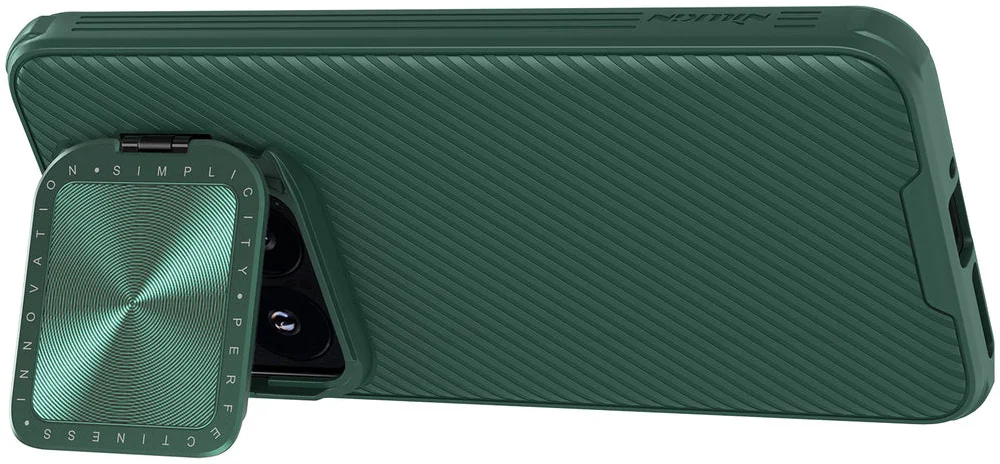 Nillkin CamShield Xiaomi 14 Hoesje met Camera Slider Back Cover Groen afbeelding 11