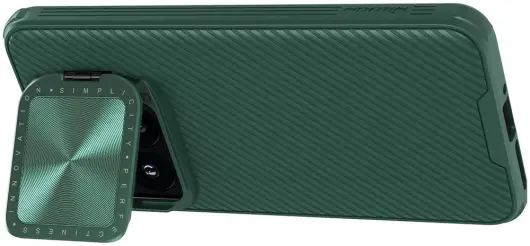 Nillkin CamShield Xiaomi 14 Hoesje met Camera Slider Back Cover Groen afbeelding 11