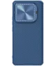 Nillkin CamShield Xiaomi 14 Pro Hoesje Camera Slider Back Cover Blauw