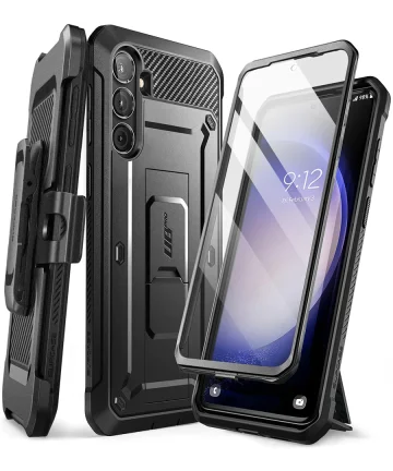 SUPCASE UB Pro Samsung Galaxy S23 FE Hoesje Full Protect Stand Zwart Hoesjes