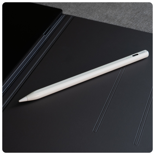 Buddi Flow Universele Actieve Stylus Pen met USB-C Poort Wit afbeelding 7