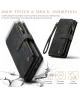 CaseMe C30 Samsung Galaxy S24 Plus Hoesje Pasjeshouder Book Case Zwart