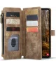 CaseMe C30 Samsung Galaxy S24 Plus Hoesje Pasjeshouder Book Case Bruin