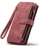 CaseMe C30 Samsung Galaxy S24 Plus Hoesje Pasjeshouder Book Case Rood