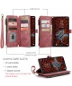 CaseMe C30 Samsung Galaxy S24 Plus Hoesje Pasjeshouder Book Case Rood