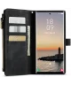 CaseMe C30 Samsung Galaxy S24 Ultra Hoesje Pasjeshouder Zwart