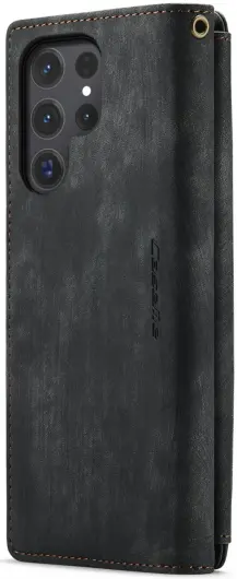 CaseMe C30 Samsung Galaxy S24 Ultra Hoesje Pasjeshouder Zwart afbeelding 15