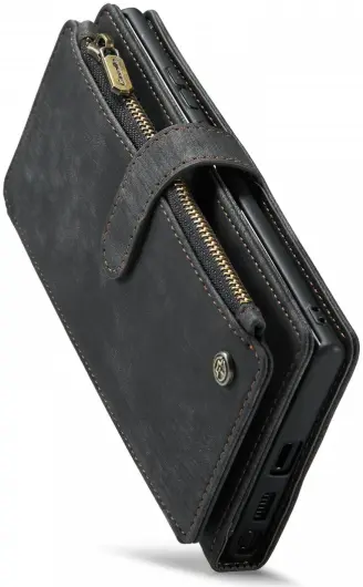 CaseMe C30 Samsung Galaxy S24 Ultra Hoesje Pasjeshouder Zwart afbeelding 16