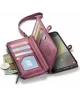 CaseMe C36 Samsung Galaxy S24 Hoesje Zipper Book Case Rood