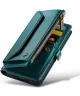 CaseMe C36 Samsung Galaxy S24 Plus Hoesje Zipper Book Case Blauw
