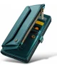 CaseMe C36 Samsung Galaxy S24 Ultra Hoesje Zipper Book Case Blauw