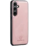 CaseMe JH-01 Samsung Galaxy S24 Hoesje Magnetische Kaarthouder Roze