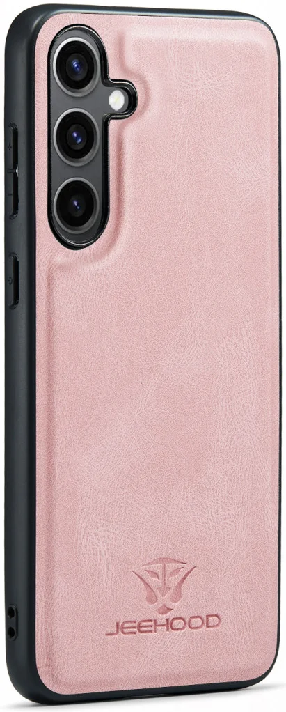CaseMe JH-01 Samsung Galaxy S24 Hoesje Magnetische Kaarthouder Roze afbeelding 14