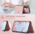 CaseMe JH-01 Samsung Galaxy S24 Hoesje Magnetische Kaarthouder Roze afbeelding 7