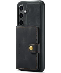 CaseMe Samsung Galaxy S24 Plus Hoes Magnetische Kaarthouder Zwart