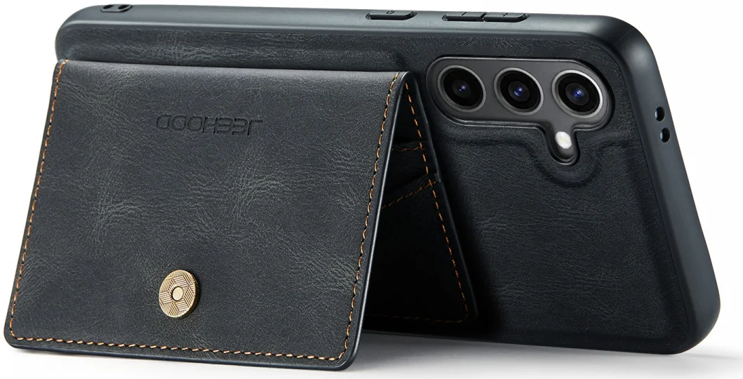 CaseMe Samsung Galaxy S24 Plus Hoes Magnetische Kaarthouder Zwart afbeelding 18
