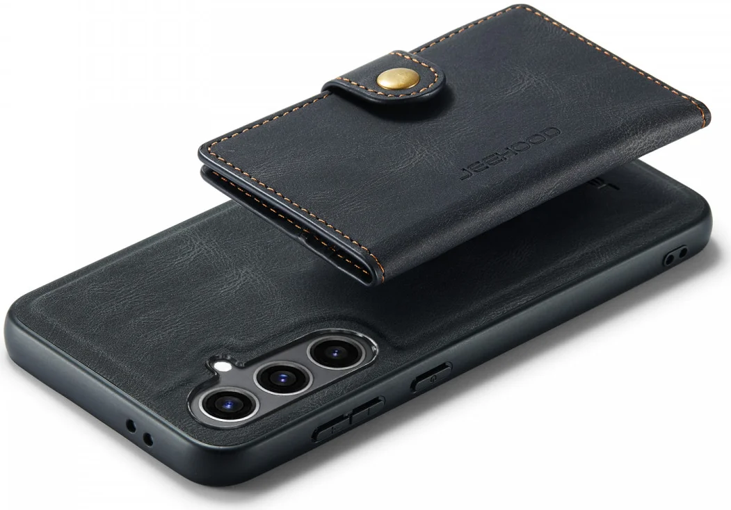 CaseMe Samsung Galaxy S24 Plus Hoes Magnetische Kaarthouder Zwart afbeelding 19