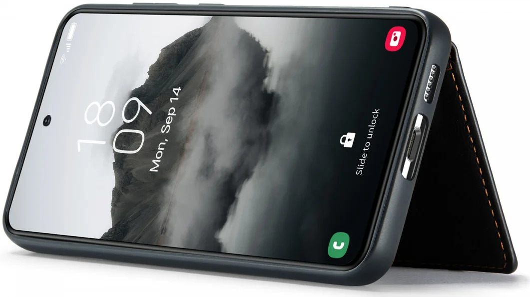 CaseMe Samsung Galaxy S24 Plus Hoes Magnetische Kaarthouder Zwart afbeelding 20