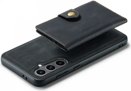 CaseMe Samsung Galaxy S24 Plus Hoes Magnetische Kaarthouder Zwart afbeelding 19