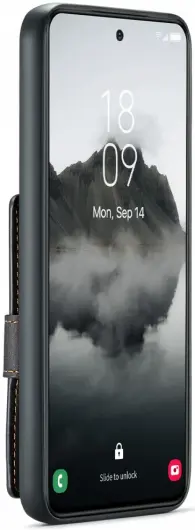 CaseMe Samsung Galaxy S24 Plus Hoes Magnetische Kaarthouder Zwart afbeelding 22