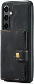 CaseMe Samsung Galaxy S24 Plus Hoes Magnetische Kaarthouder Zwart