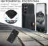 CaseMe Samsung Galaxy S24 Plus Hoes Magnetische Kaarthouder Zwart afbeelding 9