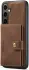 CaseMe Samsung Galaxy S24 Plus Hoes Magnetische Kaarthouder Bruin