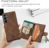 CaseMe Samsung Galaxy S24 Plus Hoes Magnetische Kaarthouder Bruin afbeelding 10