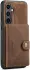 CaseMe Samsung Galaxy S24 Plus Hoes Magnetische Kaarthouder Bruin afbeelding 13