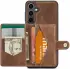 CaseMe Samsung Galaxy S24 Plus Hoes Magnetische Kaarthouder Bruin afbeelding 23