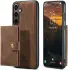 CaseMe Samsung Galaxy S24 Plus Hoes Magnetische Kaarthouder Bruin afbeelding 24