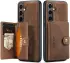 CaseMe Samsung Galaxy S24 Plus Hoes Magnetische Kaarthouder Bruin afbeelding 27